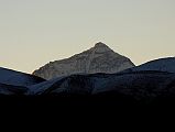 02 Mount Everest Close Up At Sunrise From Across Tingri Plain